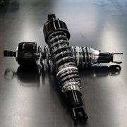 "Progressive" Shocks - Black/Chrome - Eye/Clevis (340mm) Cycle Refinery