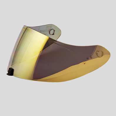 Scorpion EXO-R420 Shield - Gold Mirrored Cycle Refinery