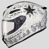 Scorpion EXO-R420 -  Lone Star White/Black Cycle Refinery
