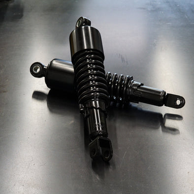 "Shorty" Shocks - Black - Eye/Clevis (298mm) Cycle Refinery