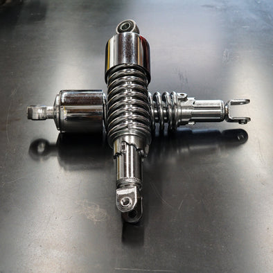 "Shorty" Shocks - Chrome - Eye/Clevis (298mm) Cycle Refinery