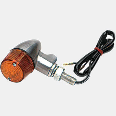 Turn Signal, Aluminum Round - Amber Cycle Refinery