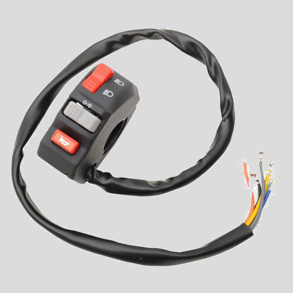 Handlebar Control Switch - Turn/Hi-Lo/Horn Cycle Refinery