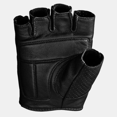 Highway 21 Half Jab Perforated Glove - Black Cycle Refinery
