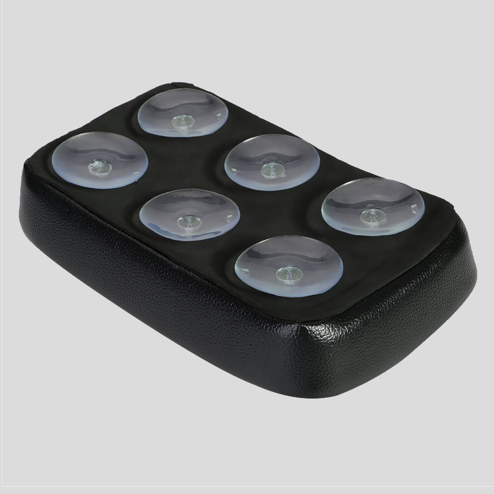 Leather Pillion Pad w 6 Suction Cup Rear Passenger Seat