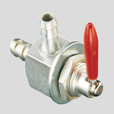 Fuel Valve 1/4in Barb x 1/4in Barb - Bulkhead Mount Cycle Refinery